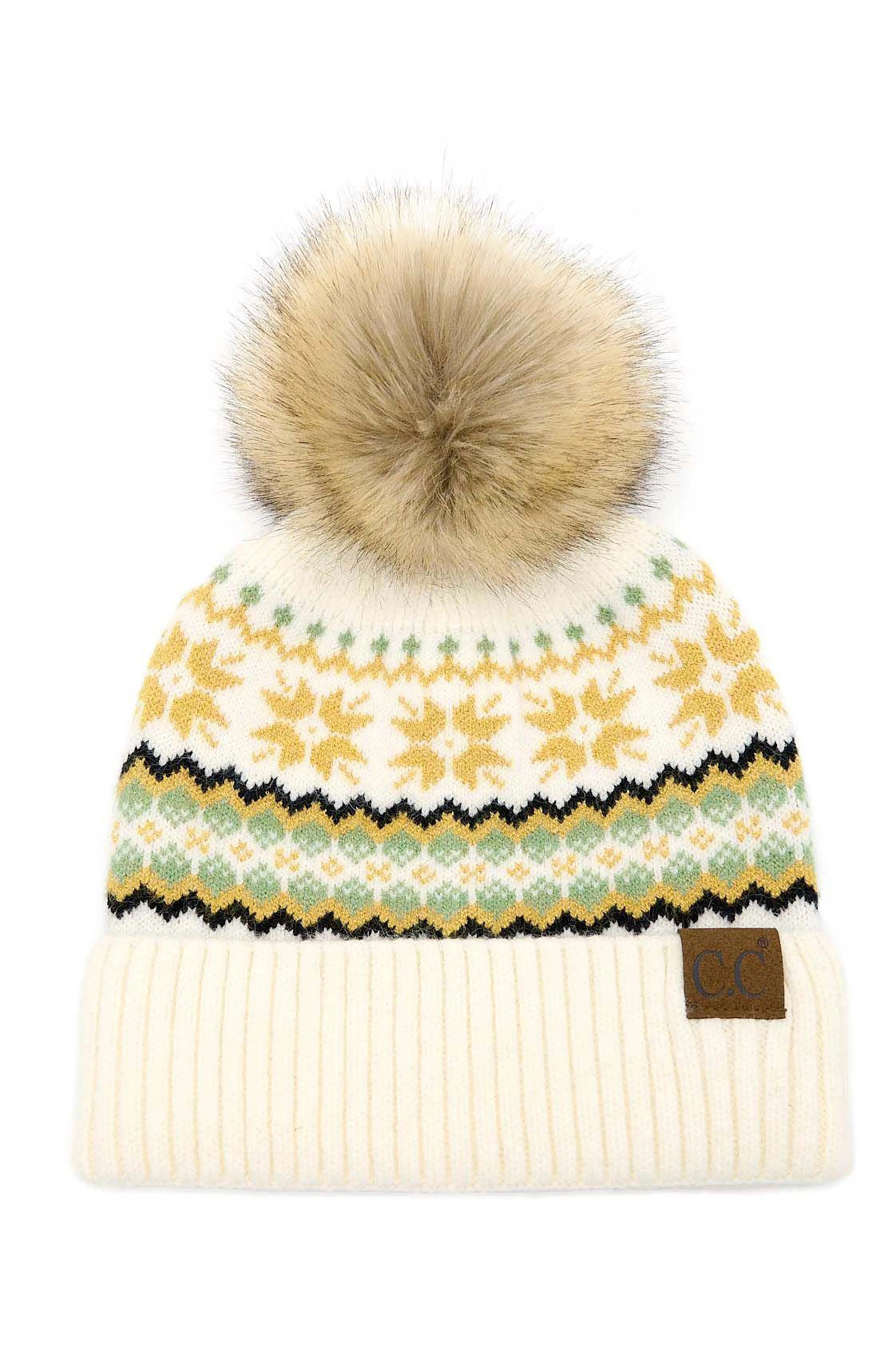 5413 - Winter Pom Luxe Hat (Various Colors)