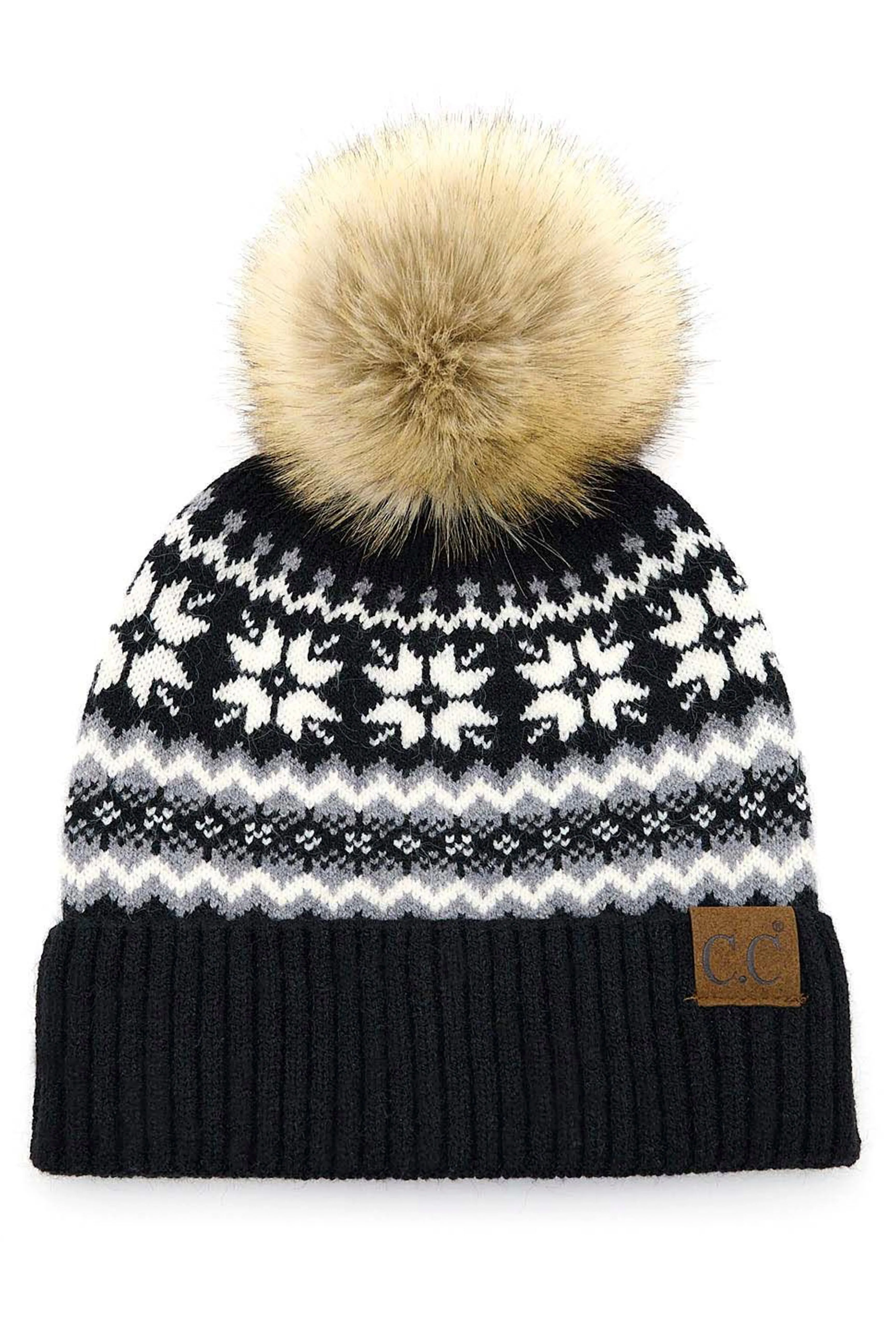 5413 - Winter Pom Luxe Hat (Various Colors)