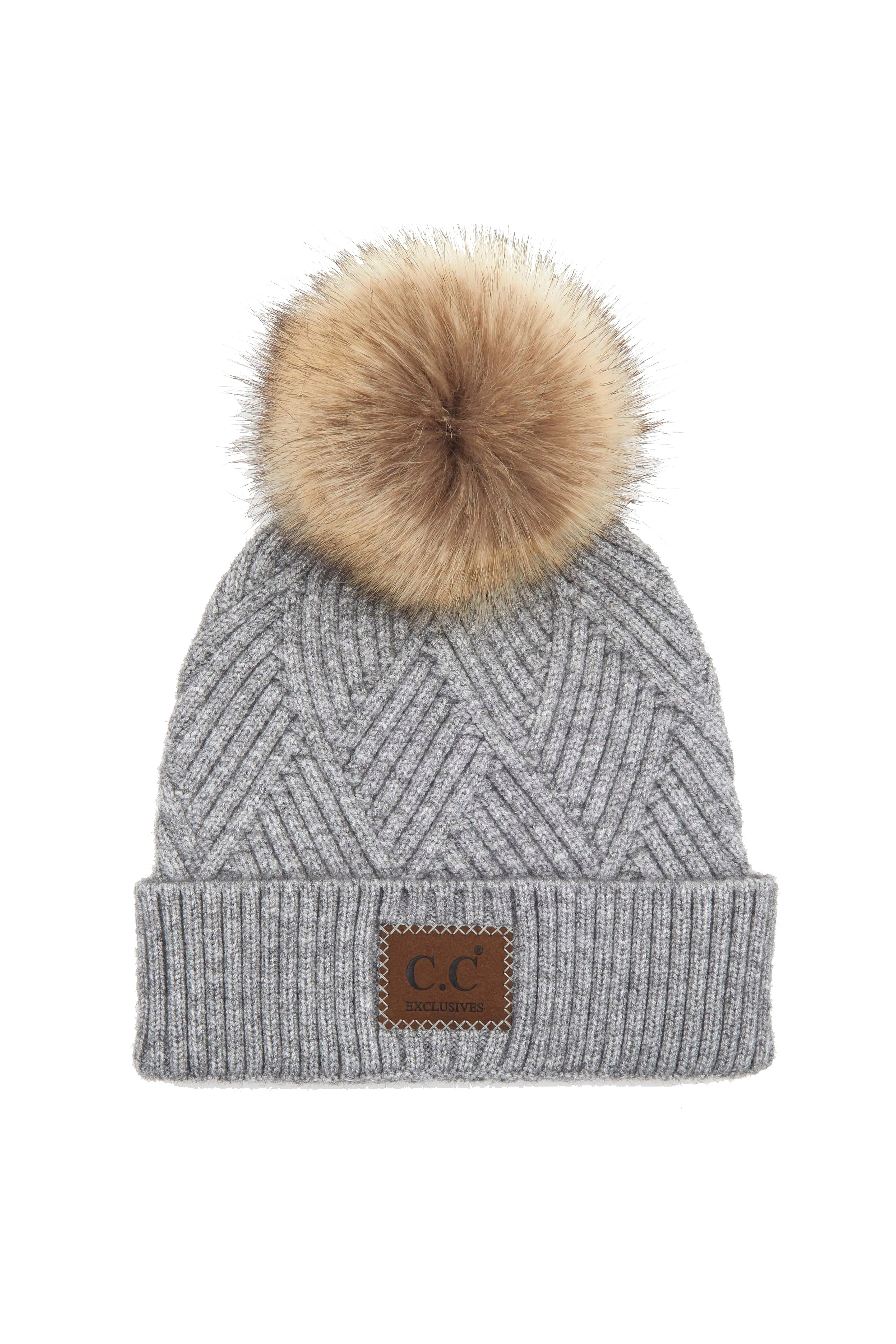 5413 - Winter Pom Luxe Hat (Various Colors)