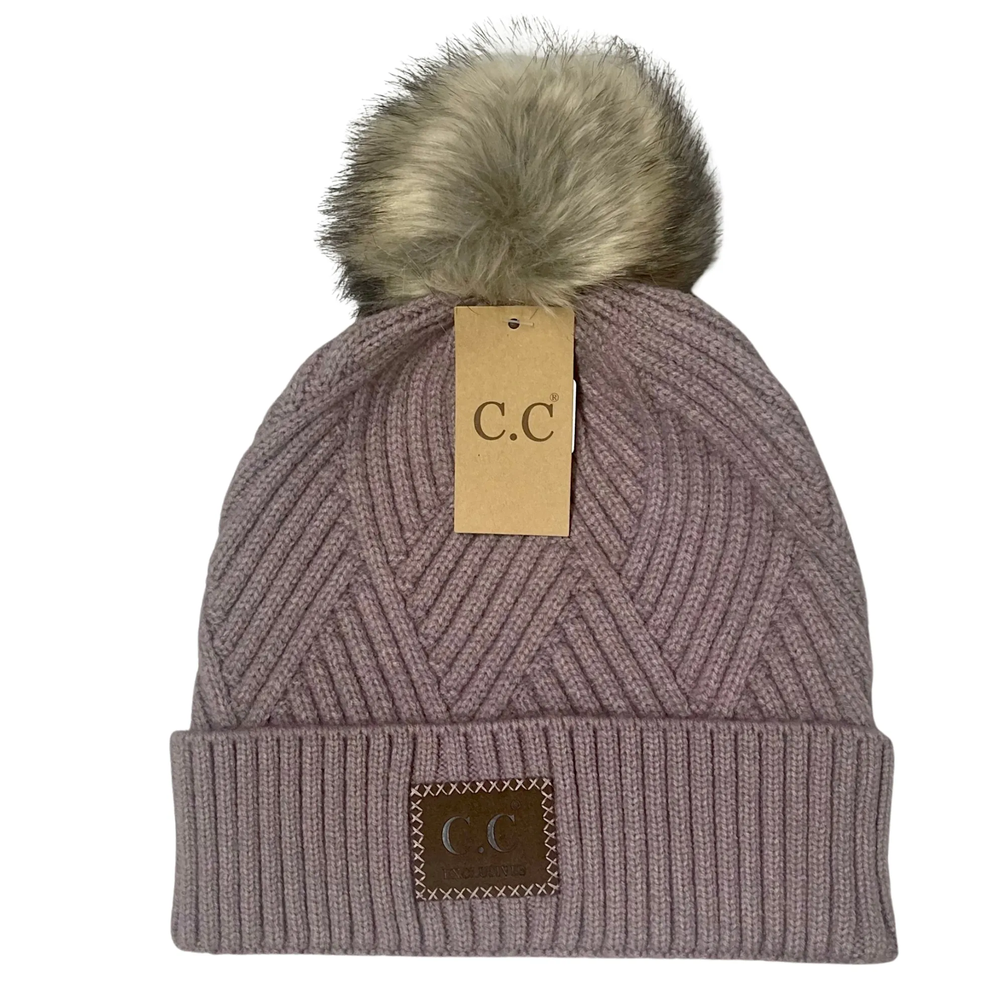 5413 - Winter Pom Luxe Hat (Various Colors)