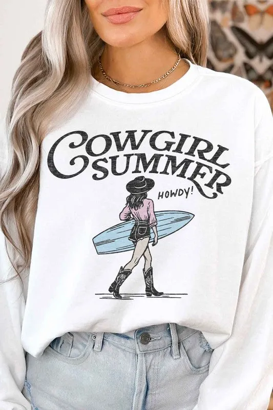 COWGIRL SUMMER GRAPHIC SWEATSHIRT
