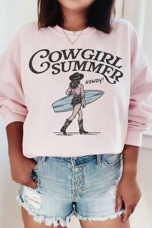 COWGIRL SUMMER GRAPHIC SWEATSHIRT