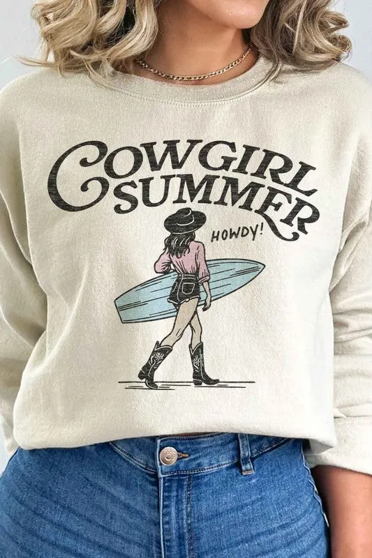 COWGIRL SUMMER GRAPHIC SWEATSHIRT