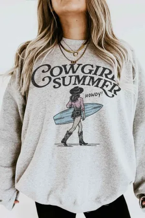 COWGIRL SUMMER GRAPHIC SWEATSHIRT