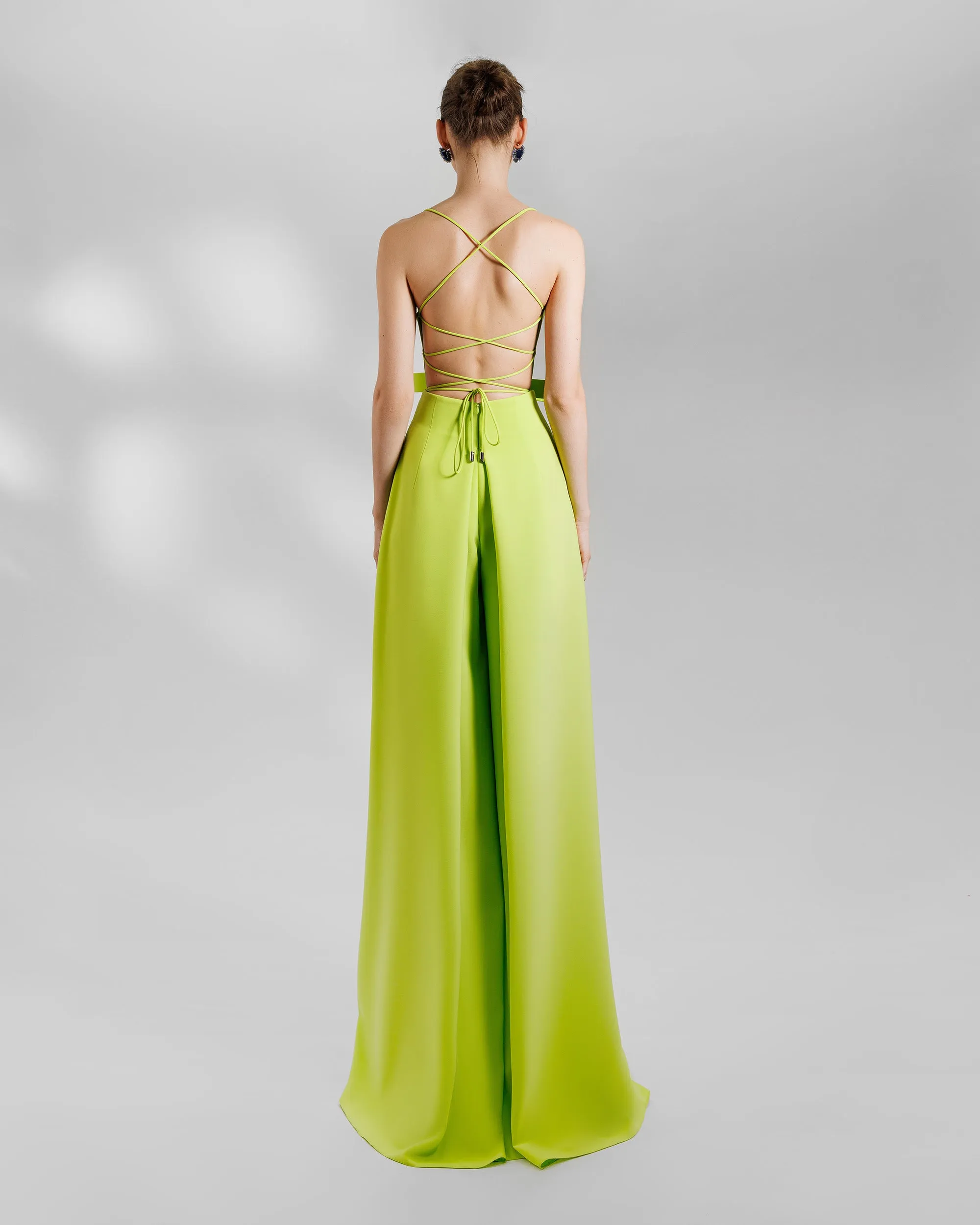 Flared Pant Crepe Set