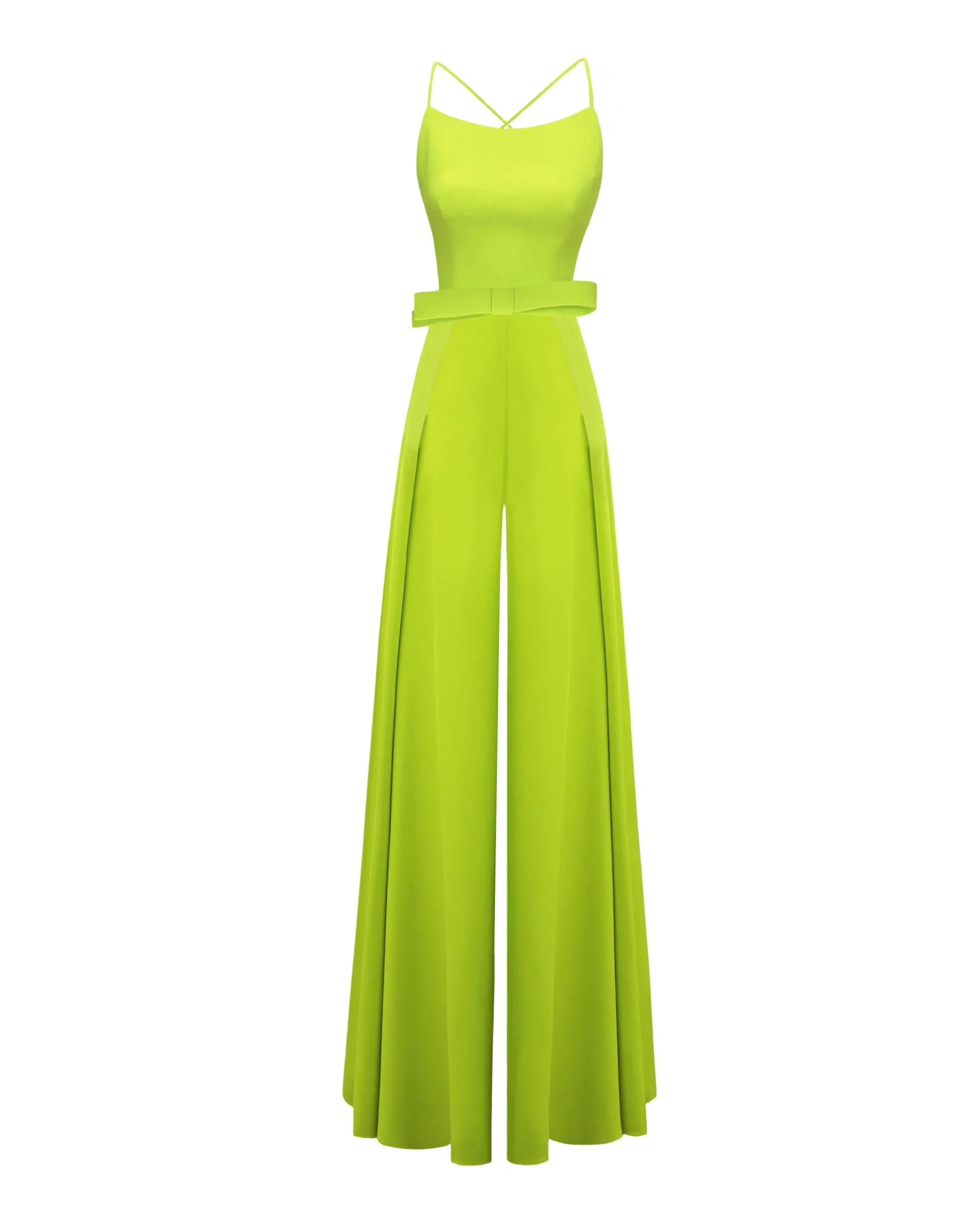 Flared Pant Crepe Set