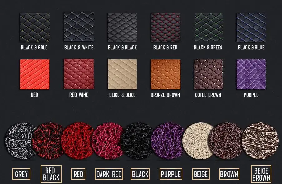 Full Set 5d Car Floor Mats Carpet Floor Foot Mats for All Car Models