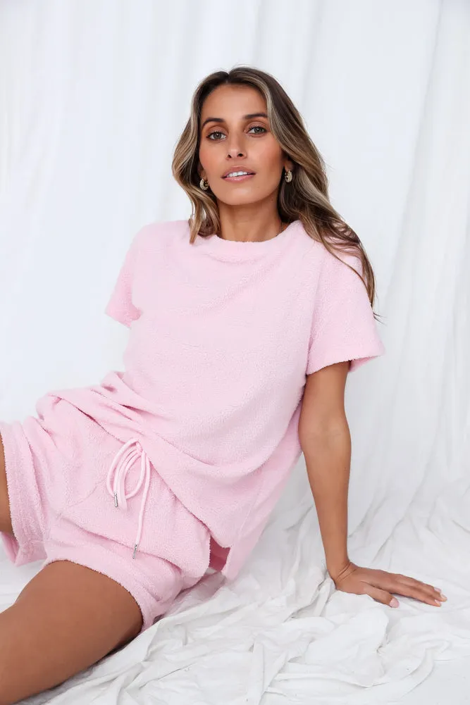 HELLO MOLLY Counting Sheep Shorts Sherbet Pink