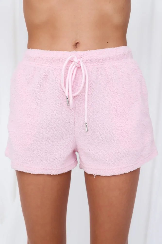 HELLO MOLLY Counting Sheep Shorts Sherbet Pink