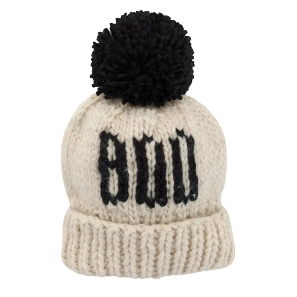 Huggalugs - BOO Handknit Beanie in Natural