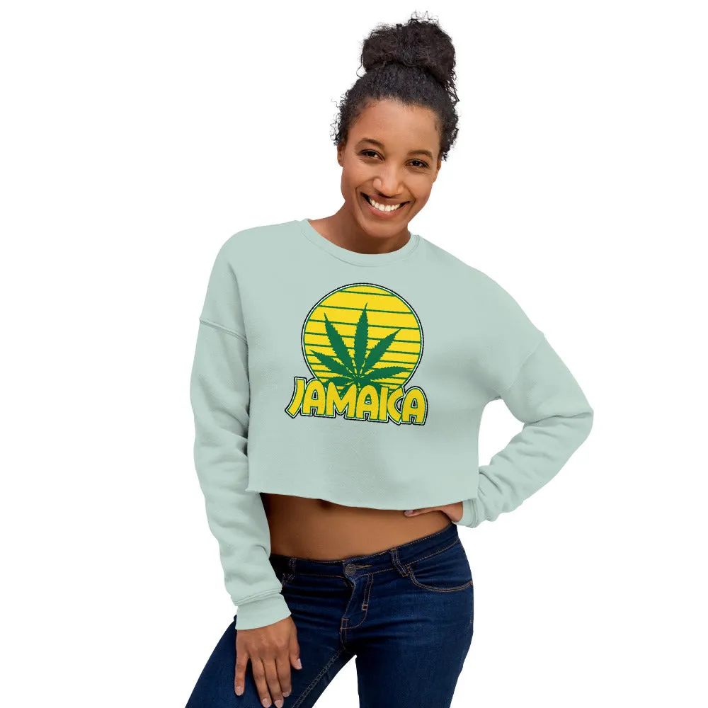 Jamaica Weed Leaf Crop Sweatshirt