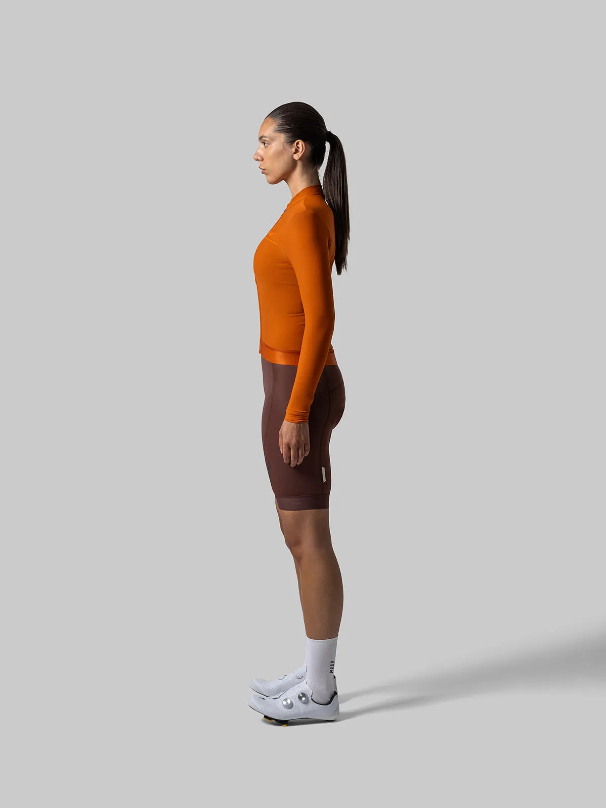 MAAP Training Women's Thermal Longsleeve Jersey Rust