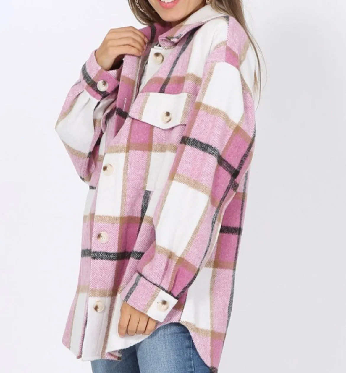Most Popular Shacket in Pink