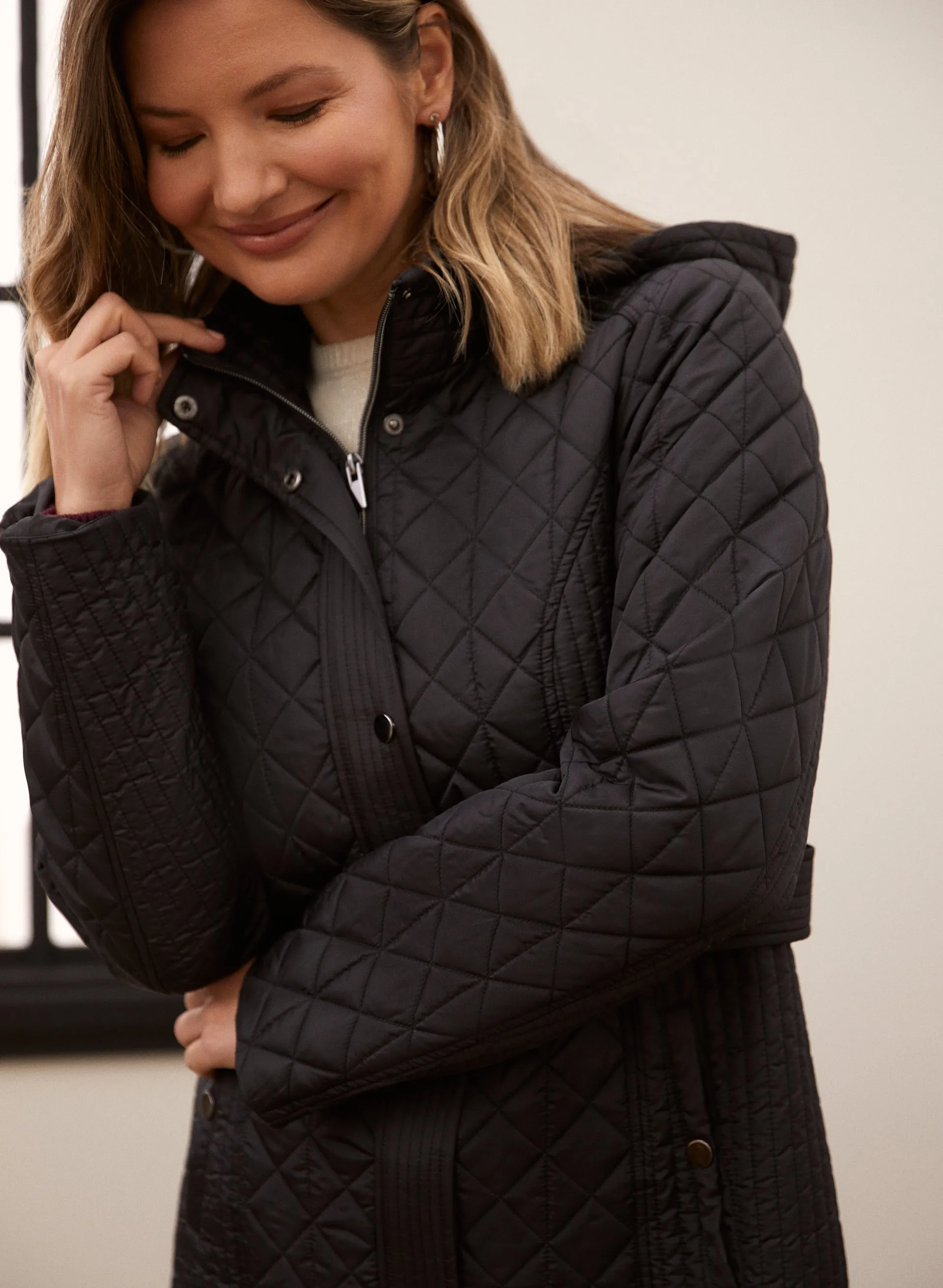 Quilted Vegan Down Coat