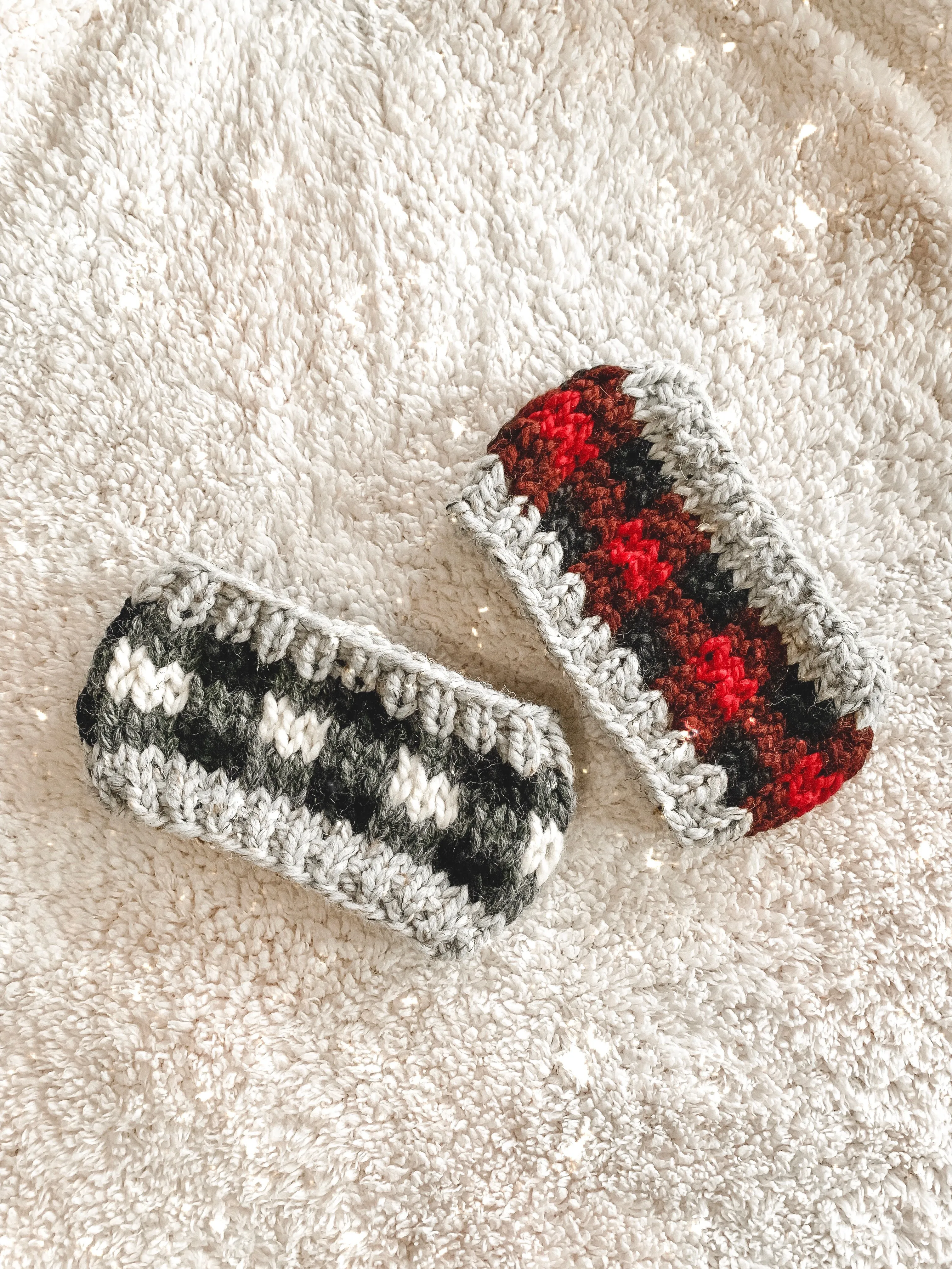 Red Buffalo Plaid Headband