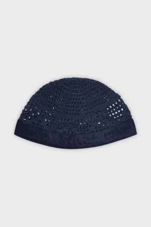 Shadow Blue Cotton Kuwaiti Kufi