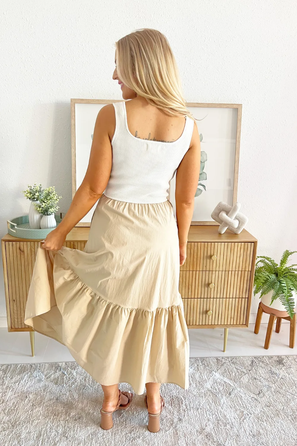 Sleeveless Tank Maxi Dress