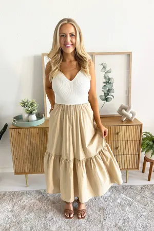 Sleeveless Tank Maxi Dress